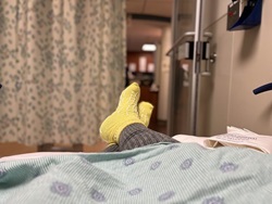 Terri Lynne Willis in hospital bed